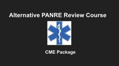 Alternative PANRE Review Course, CME with Gift Card, CME with Amazon Gift Card