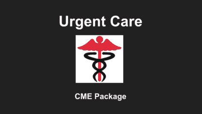 Urgent Care CME, Urgent Care CME Package with Gift Card, CME with Gift Card, CME with Amazon Gift Card, CME with Apple Gift Card, Medical CME with Gift Card