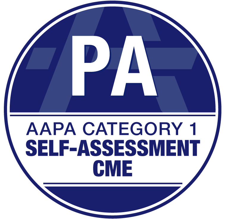 AAPA Category 1 Self-Assessment CME accredited provider