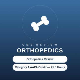 Orthopedics CME Package With Gift Card