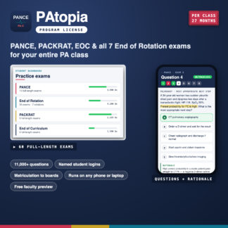 PAtopia Program License — per-class PA program license, 27 months