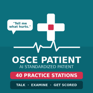 OSCE practice exams and review materials for PA students: PAtopia OSCE Patient